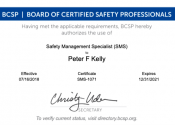 Safety ManagementSpecialist (SMS)